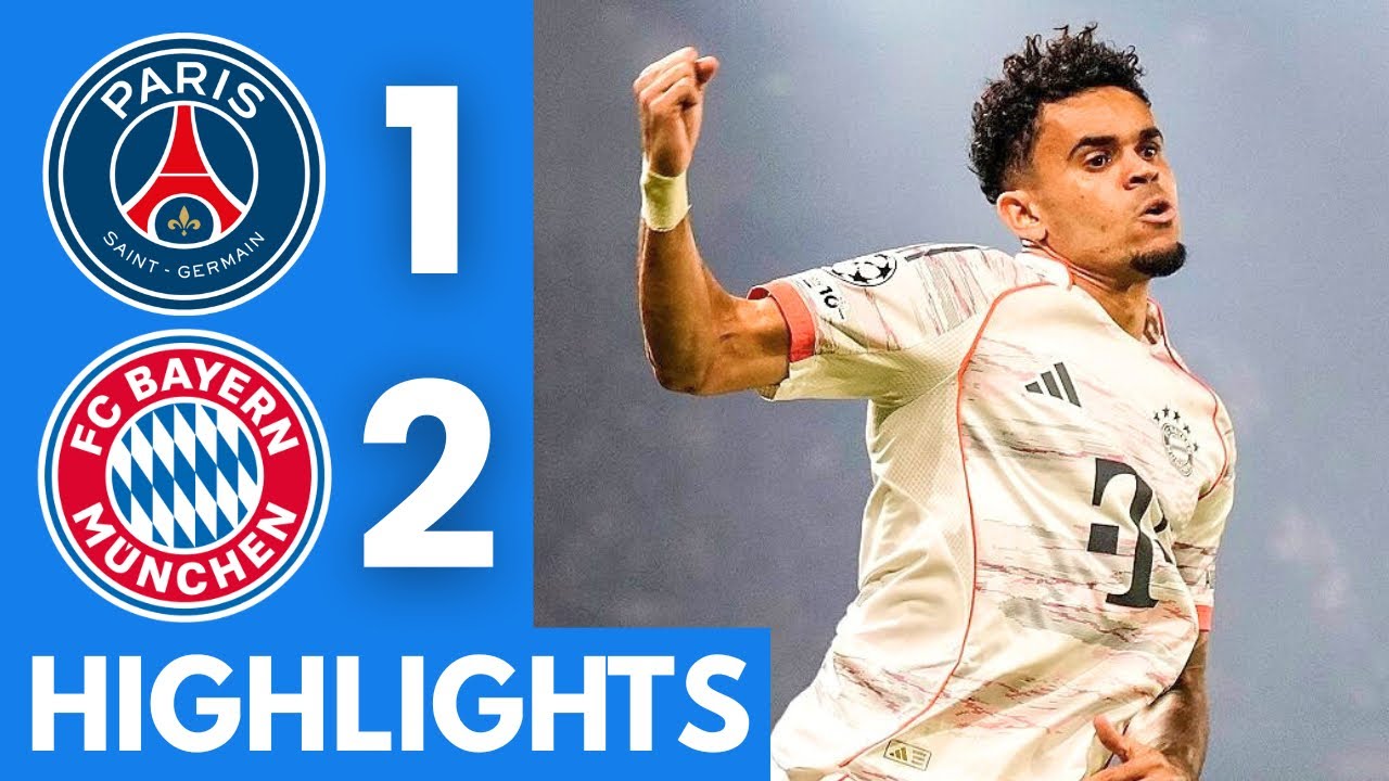 PSG vs Bayern Munich (1-2) Match Highlights | UEFA Champions League 2025/26