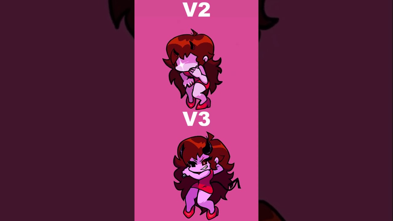 FNF GF Reskin V2 & V3 with New Sprites 🎮