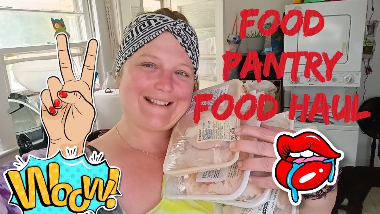 Food Pantry Food Haul / Food Bank Haul #foodpantry #foodbanks #freefood #blessed #grateful 