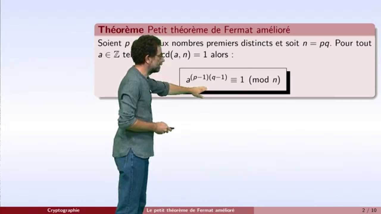 Cryptographie - Partie 5 : Arithmétique pour RSA