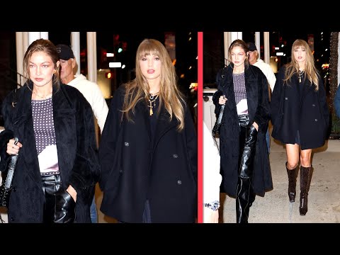 Taylor Swift and Gigi Hadid Attend Fashionable Dinner at NYC Hotspot