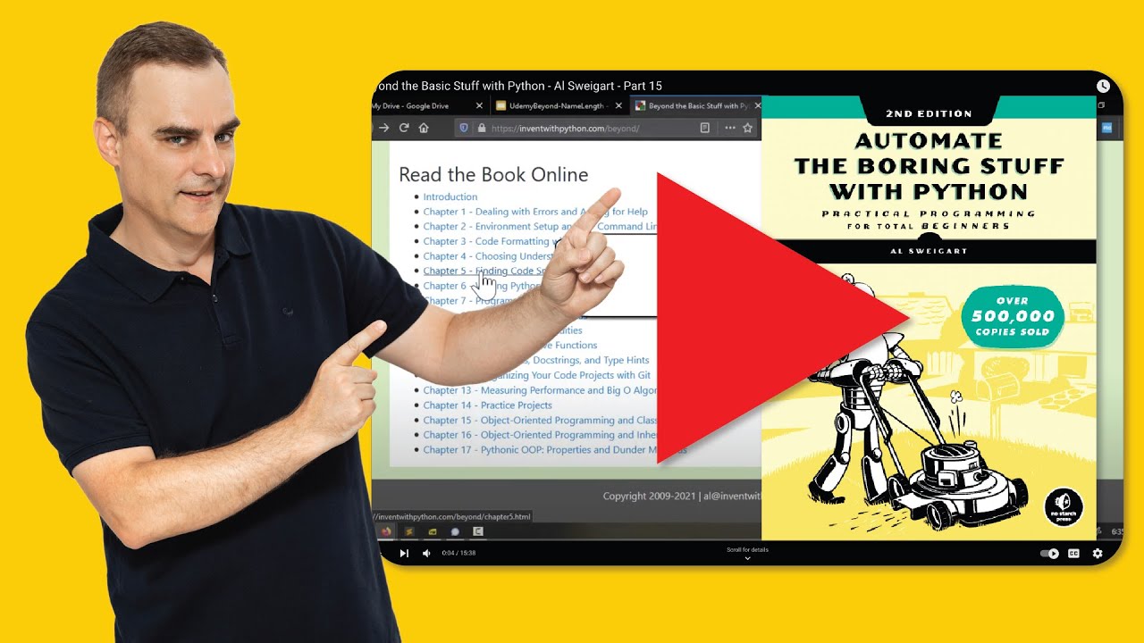 Al tells David about the Automate the Boring Stuff video course