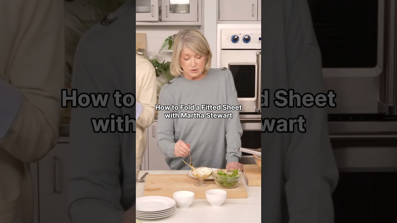 Master the Art of Folding Fitted Sheets with Martha Stewart 🧺
