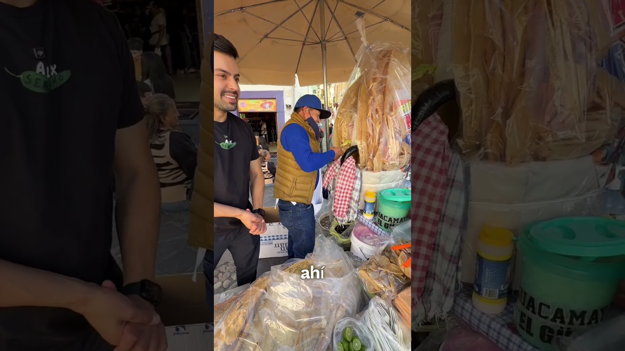 Probando cosas nuevas en México 🇲🇽 Guacamayas en Guanajuato 😋