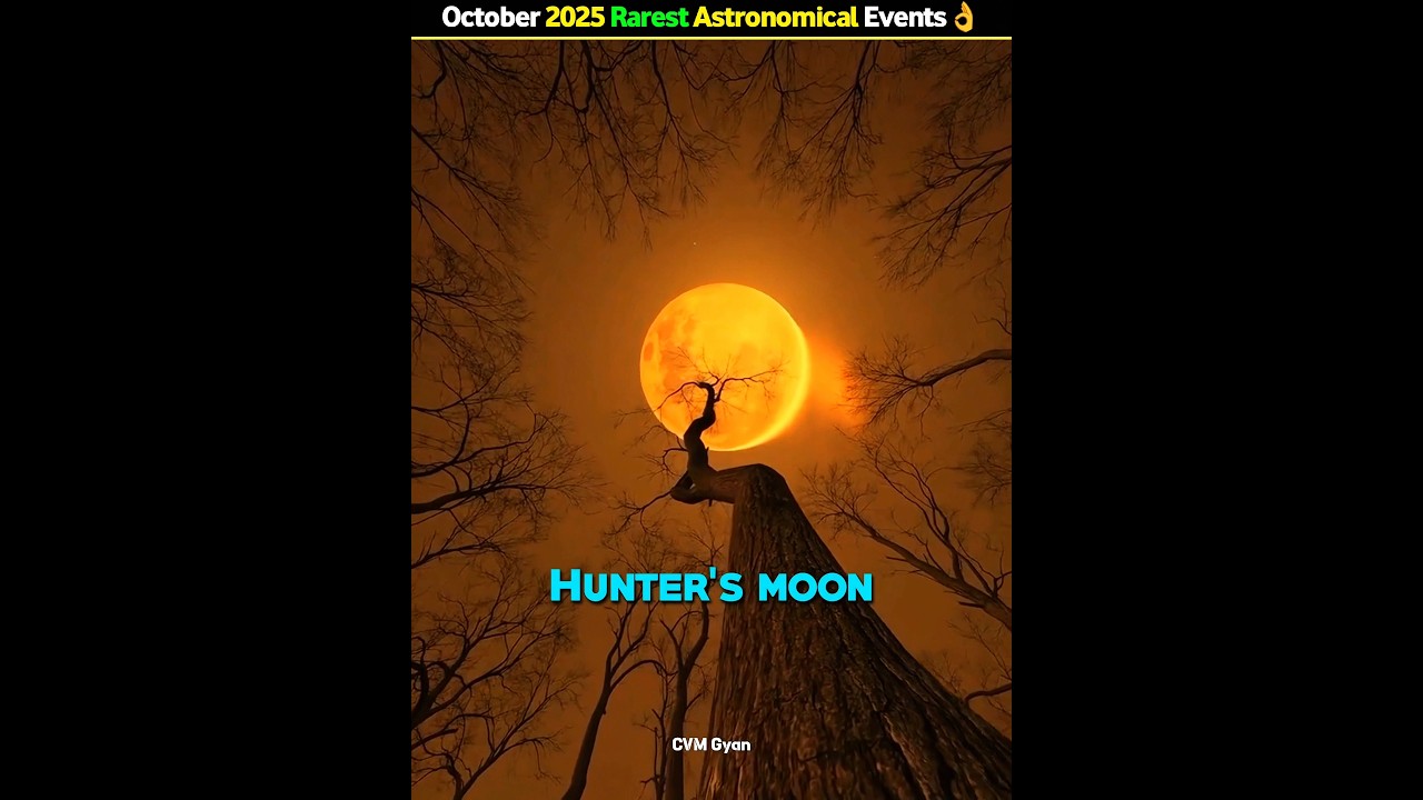 Rare Astronomical Events in October 2025 🌌