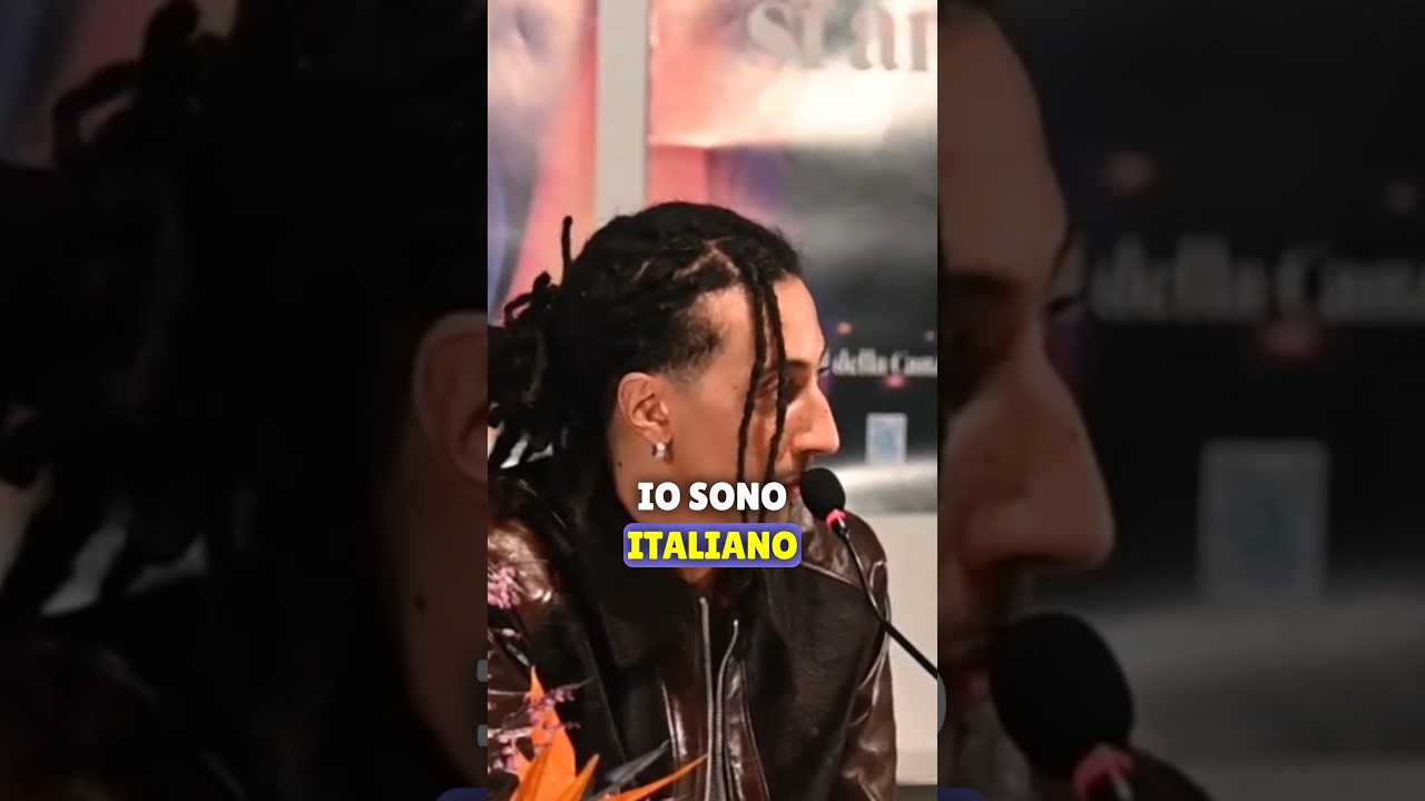 GHALI Risponde alle Polemiche: 'Sono Italiano' 🇮🇹 | Sanremo 2024 #shorts