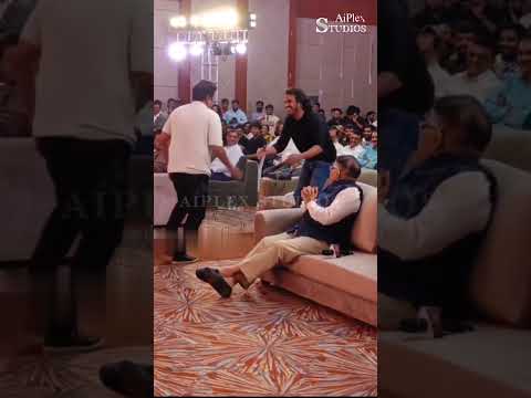 Shivanna and Upendra bonding at UI event | UI Teaser Launch Event | Upendra | Aiplex Studios #shorts