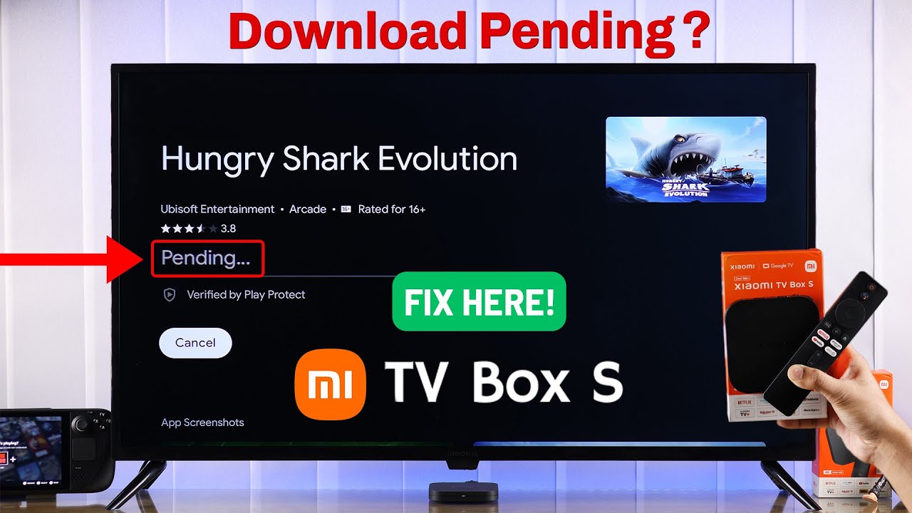 Fix Xiaomi Mi TV Box Apps Stuck on Pending 🚫