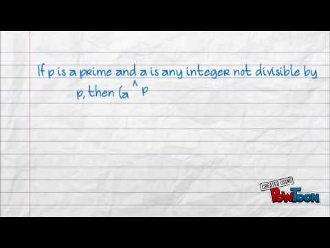 Fermat's little Theorem Applied Cryptography