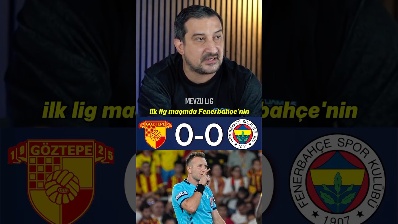 Göztepe 0-0 Fenerbahçe Maç Yorumu ⚽