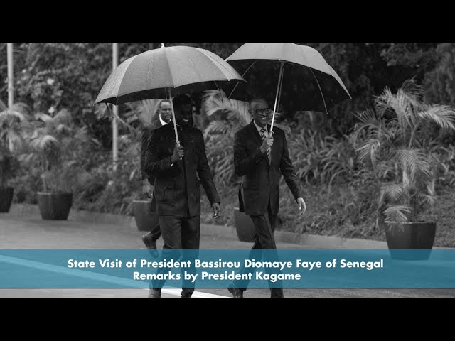 President Kagame Welcomes Senegal's President Bassirou Diomaye Faye on State Visit 🇸🇳