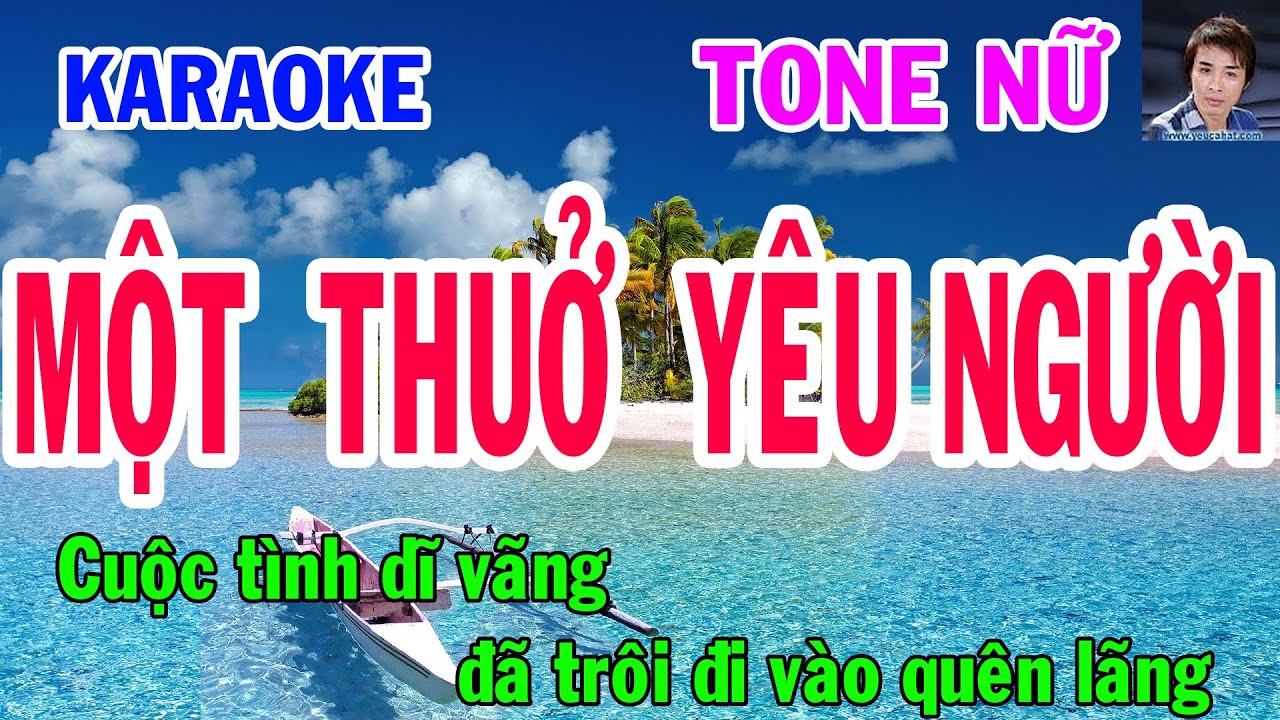 Karaoke Một Thuở Yêu Người - Nữ Tông, Nhạc Sống 🎤