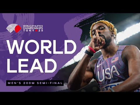 Lyles storms to 19.51 world lead in 200m semis | World Athletics Championships Tokyo 25