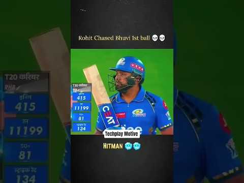 Bhuvneshwar Kumar versus Rohit Sharma batting #shots #shot #tending