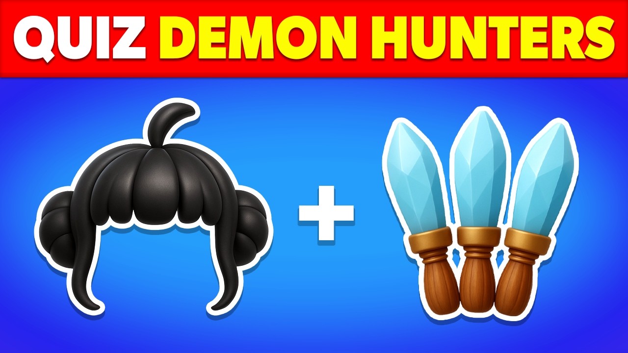 🎶 Devine les KPOP DEMON HUNTERS avec les ÉMOJIS + la CHANSON 😍