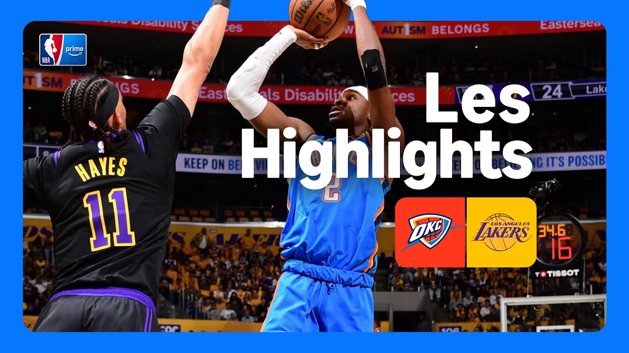 🏀 THUNDER @ LAKERS | Match 4 des demi-finales de conférence Ouest⎜NBA Playoffs 2026, le 12 mai 2026