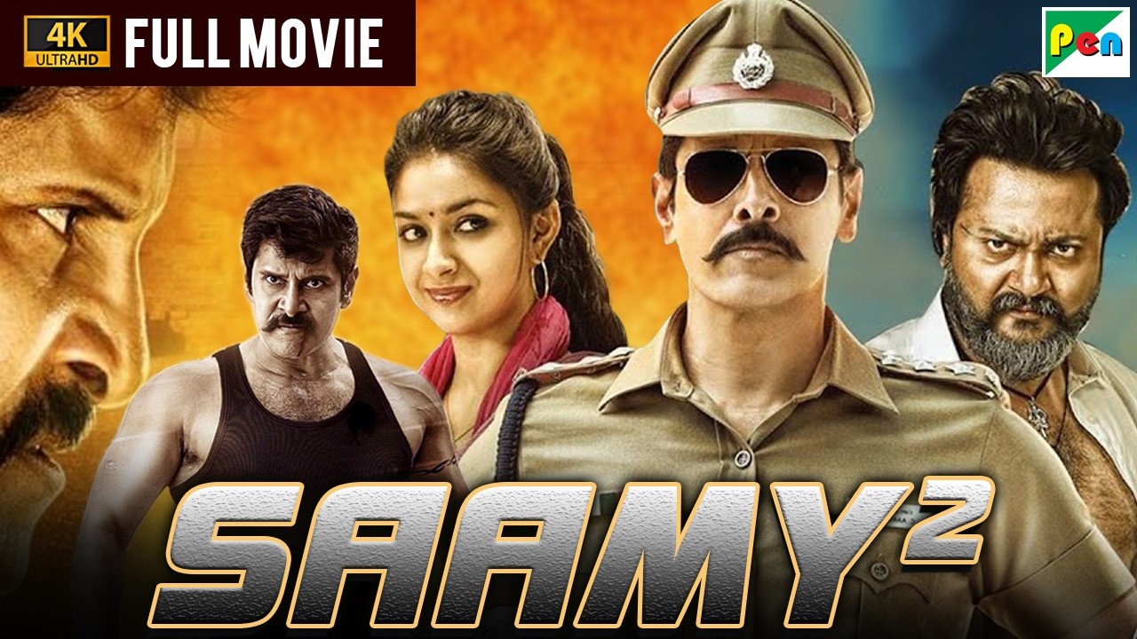 Saamy² (4K) | Full Hindi Dubbed Action Movie Featuring Vikram, Keerthy Suresh, and Aishwarya Rajesh