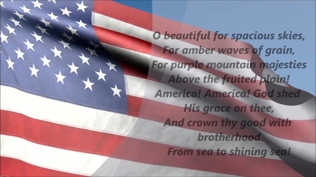 America the Beautiful Lyrics 🇺🇸 | Celebrate Independence Day
