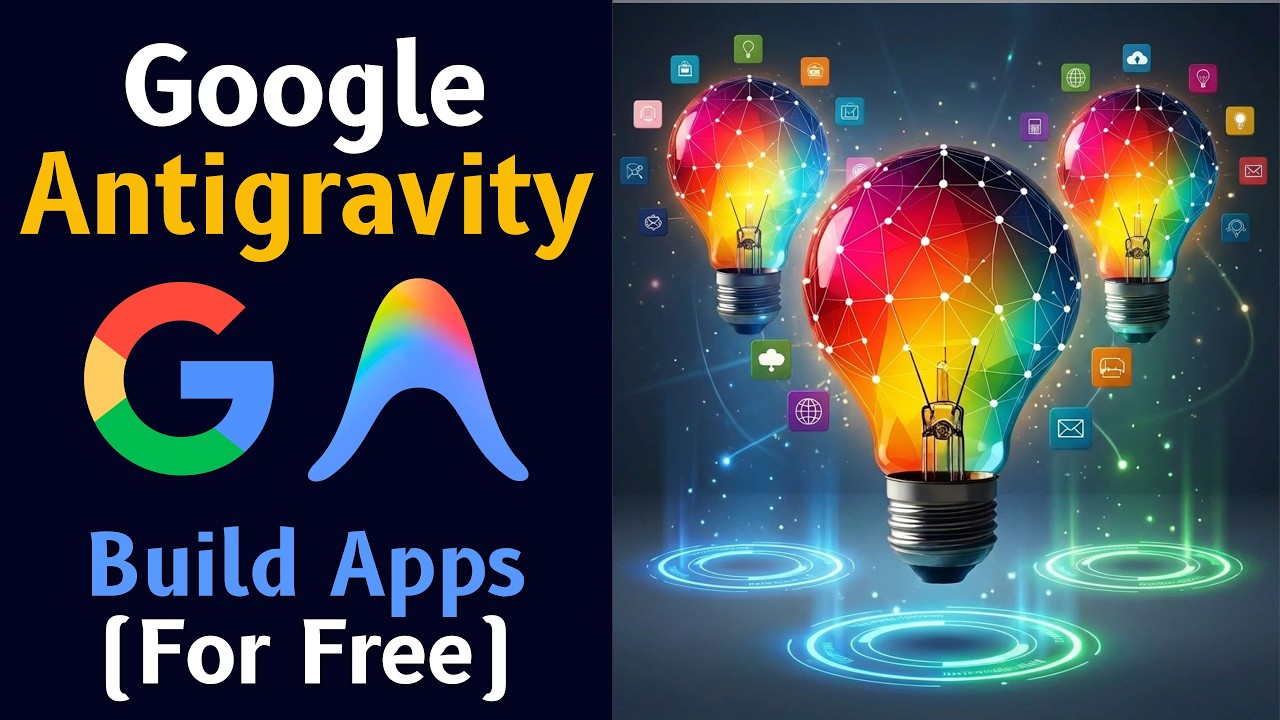 What Is Google Antigravity? 🚀 AI Coding Tutorial & Gemini 3 App Build