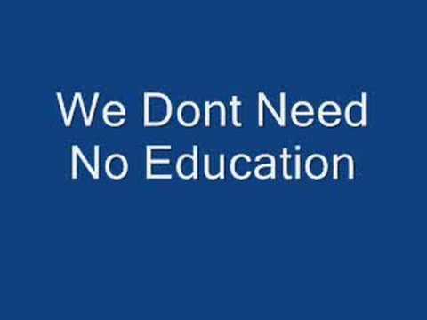 Pink Floyd - We Don't Need No Education 🎶