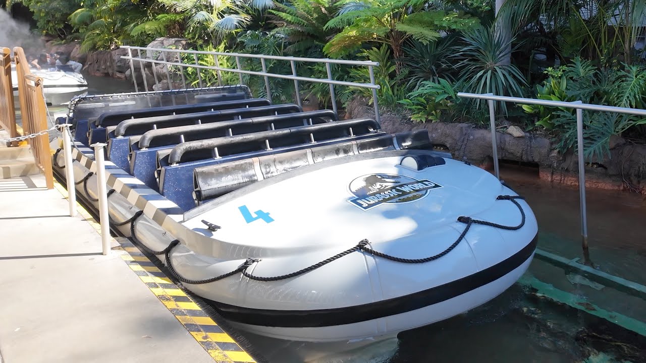 Jurassic World The Ride 4K Front-Row POV at Universal 🦖