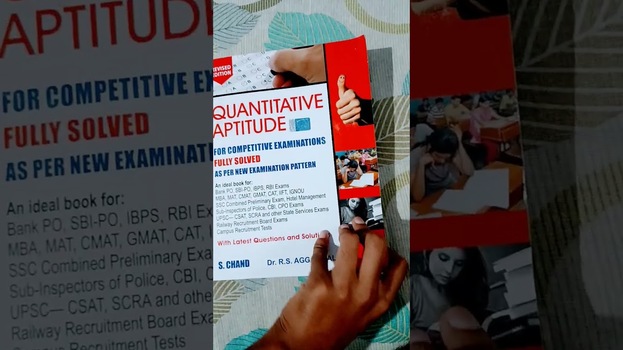 Quantitative Aptitude by S. Chand and Dr. R. S. Aggarwal - Book Review