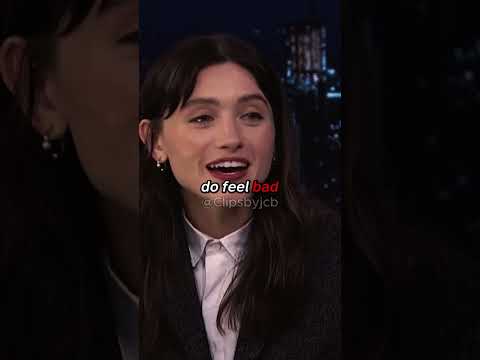 Natalie Dyer talks about her crush in Stranger Things  #interview #strangerthings #nancywheeler