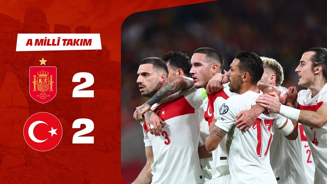 İspanya 2-2 Türkiye | Dünya Kupası Avrupa Elemeleri