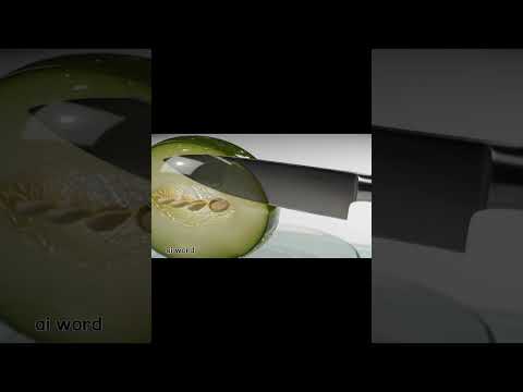 cutting melon #aigenerated #satisfying #globaltrends #asmr #food #shortvideo #usa #fypage #ai