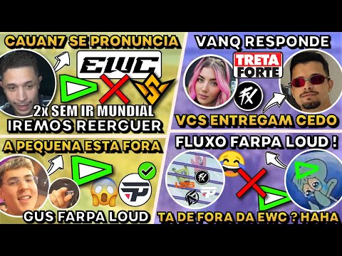 CAUAN7 SE PRONUNCIA POS WB ! GUS FARPA LOUD ! FLUXO FARPA LOUD ! VANQUILHA RESPONDE ALEMAZE