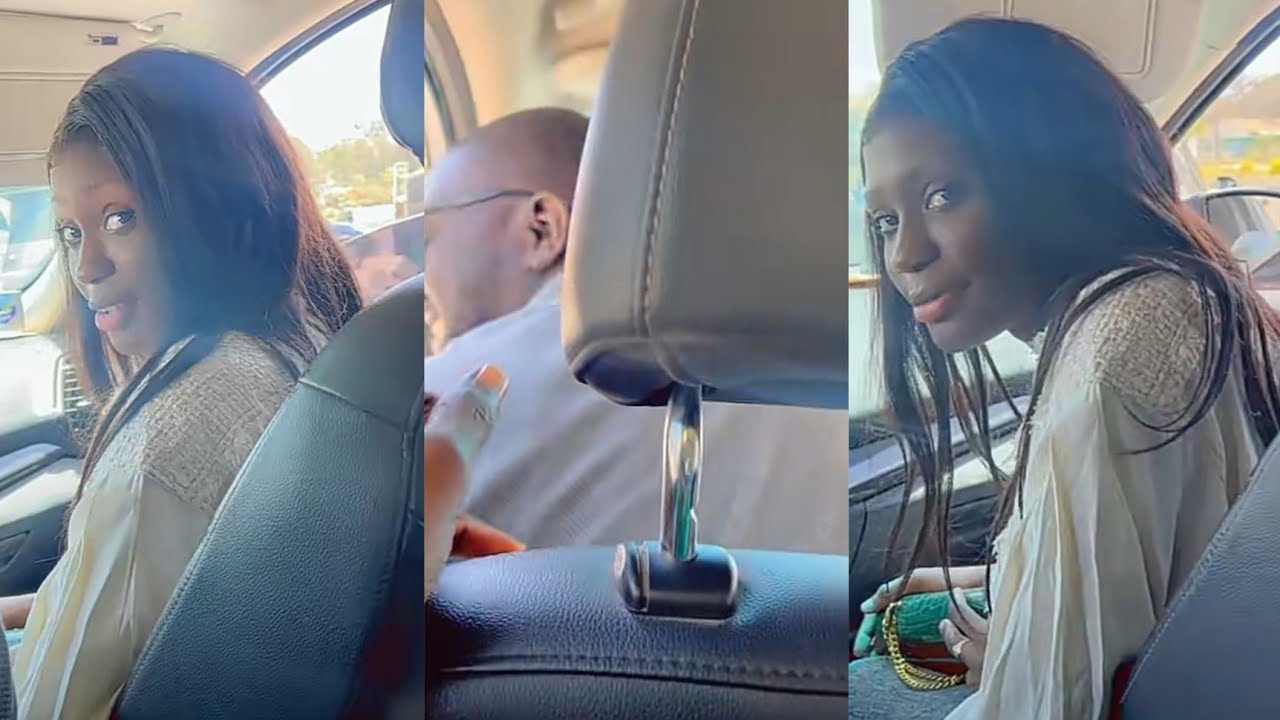 Dieyla Guéye en voiture avec son mari 🚗