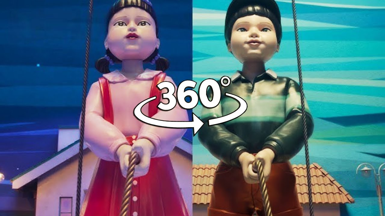 Squid Game 3 Rope Challenge - 360° VR Interactive Survival Experience