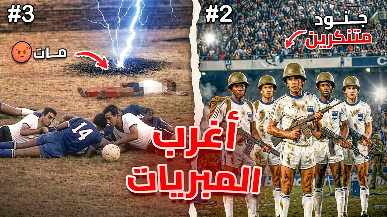 مباراة فجرت حرباً بين دولتين وصاعقة أبادت فريقاً! ⚡ أغرب وأجن 9 مباريات في تاريخ الكورة