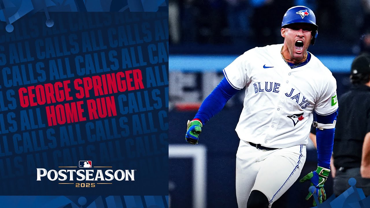 Epic Call of George Springer’s Game 7 Homer That Sent the Blue Jays to the World Series! 🏆