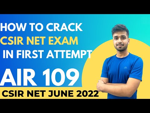 How to crack CSIR NET exam in first attempt | AIR 109 | VIVEK MATHS