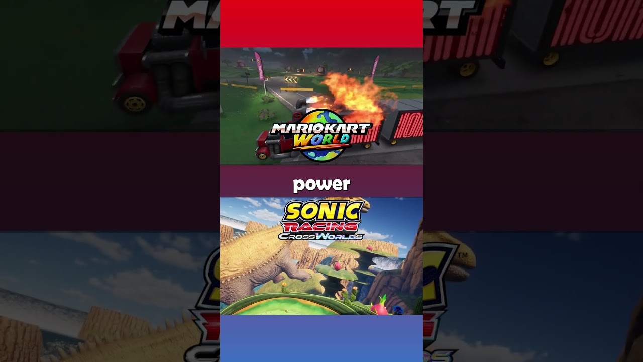 Mario Kart World vs Sonic Racing Crossworlds 🏁