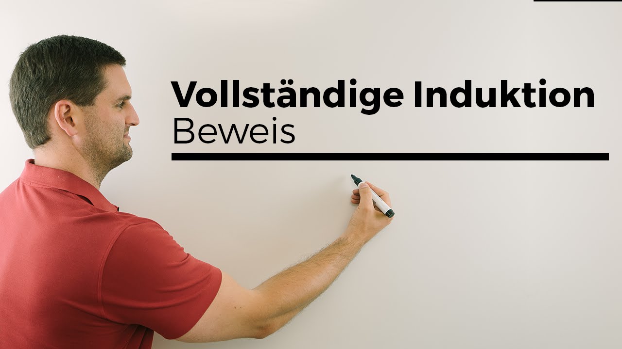 Beweis durch vollstÀndige Induktion, Prinzip der vollst. Induk., mit Beispiel | Mathe by Daniel Jung