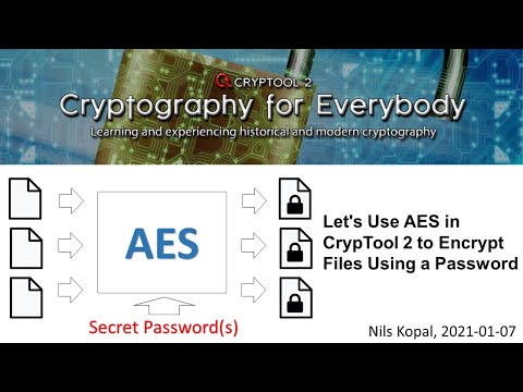 Let's Use AES in CrypTool 2 to Encrypt Files Using a Password