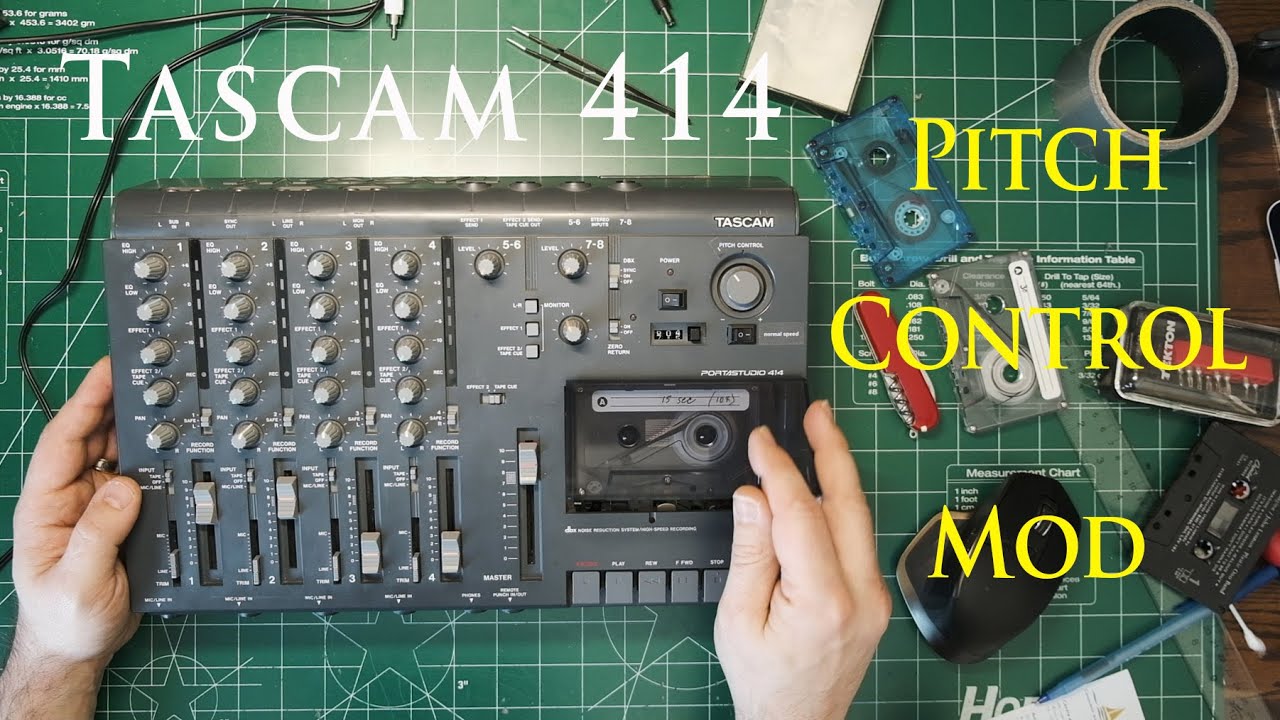 Tascam 414 Speed Switch Hack 🎶