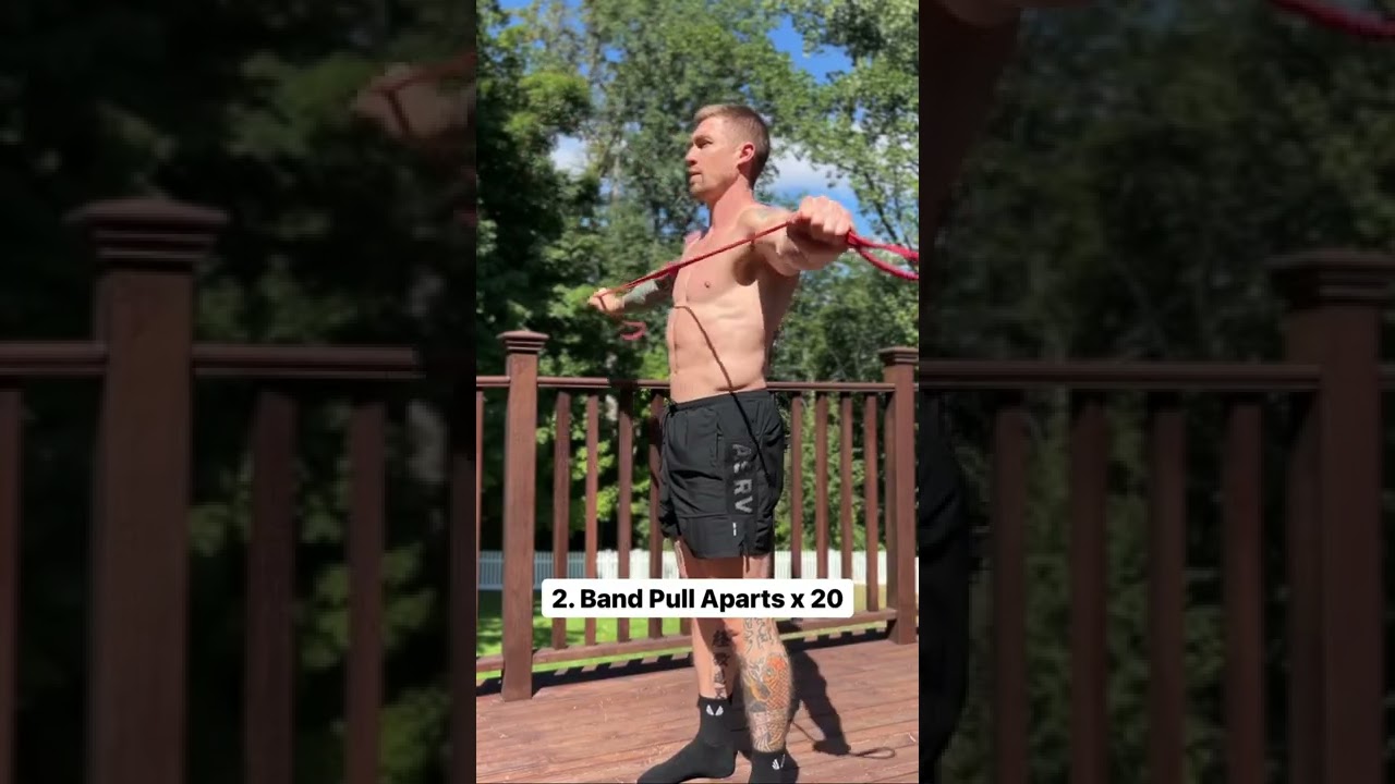 Shoulder Warm-Up with Resistance Bands ✅