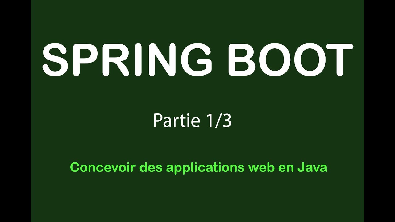 Guide complet pour créer votre premier site Web Java avec Spring Boot 🚀 (Partie 1/3)