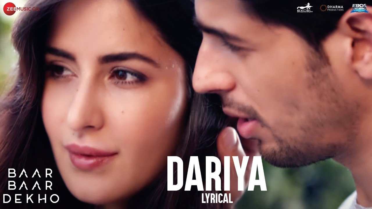 Dariya Lyrical Video | Baar Baar Dekho 🎶