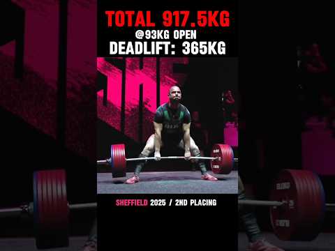 The Sheffield 2025 2nd place 🙌@apexlifts_ #powerlifting #ipfpowerlifting #sheffield #deadlift #squat