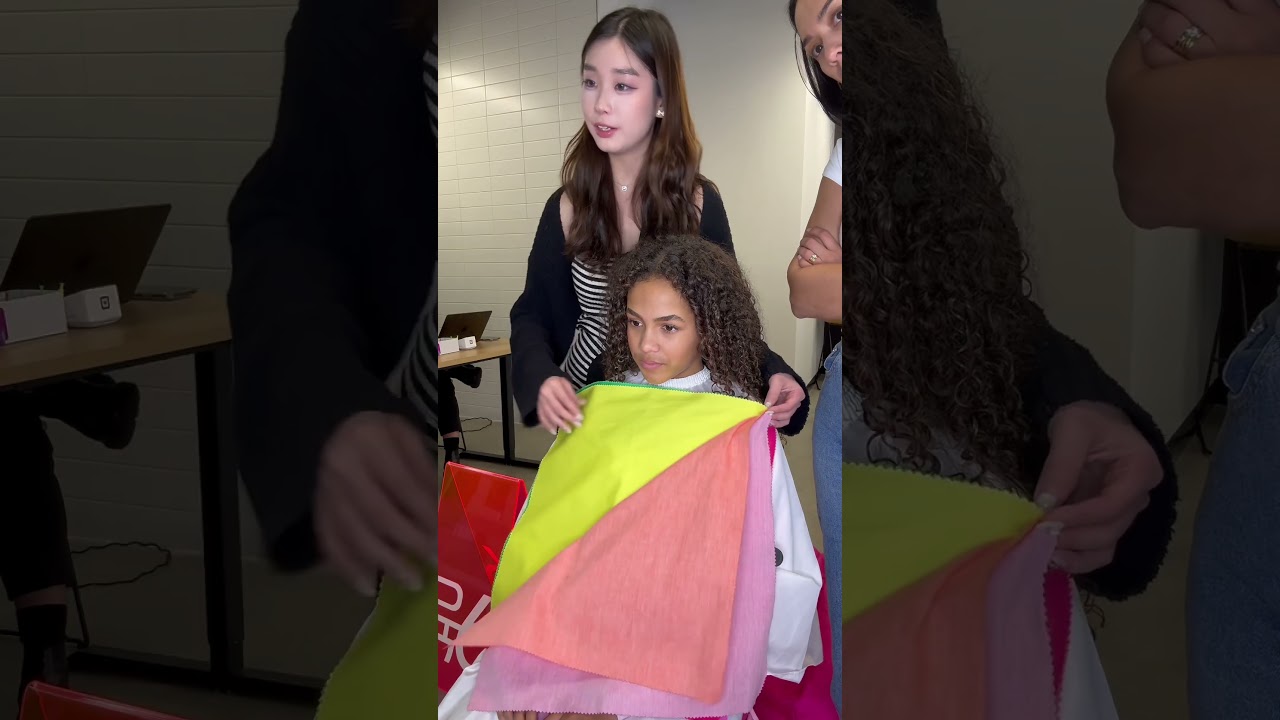 Come get a colour analysis done with us ❤️ #vlog