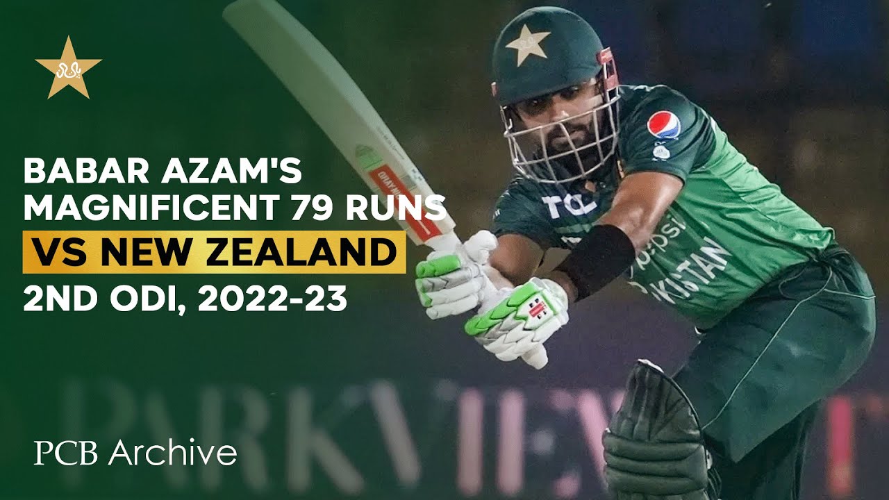 Babar Azam's 79-Run Knock in PAK vs NZ ODI