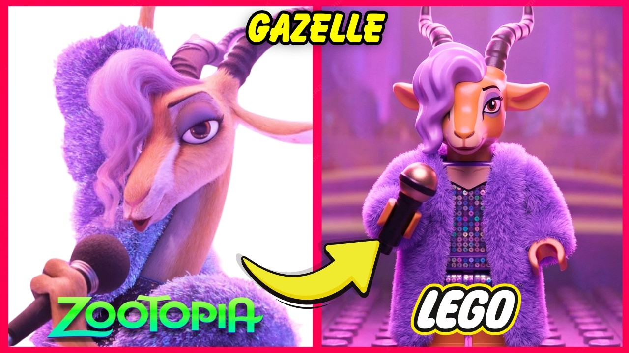 Zootopia 2 Characters as LEGO Figures 🧱