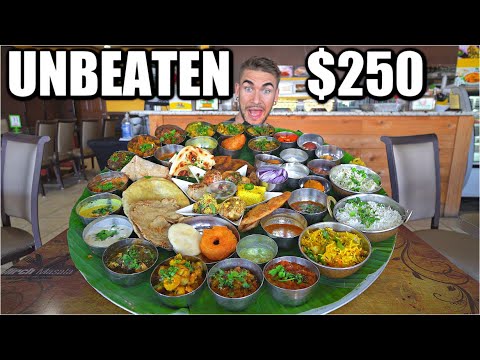 56-Item Indian Food Challenge! $250 Prize 🍽️