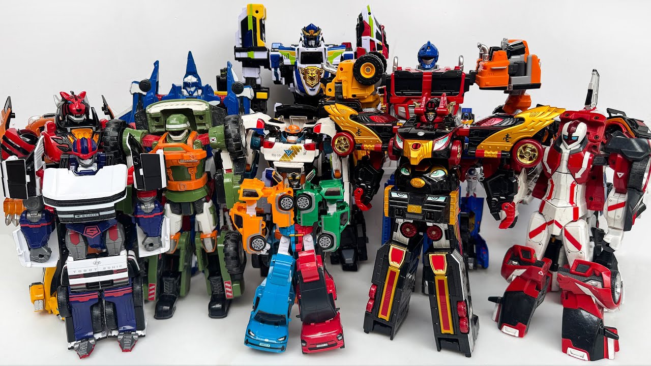 Robot Stopmotion Tobot Combine Collection Car Toys - Transformers Bumblebee Revenge Barricade Movie