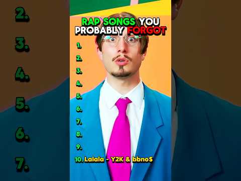 Rap Songs You Probably Forgot #rap #hiphop #bbnomoney #jadensmith #skimasktheslumpgod #trippieredd