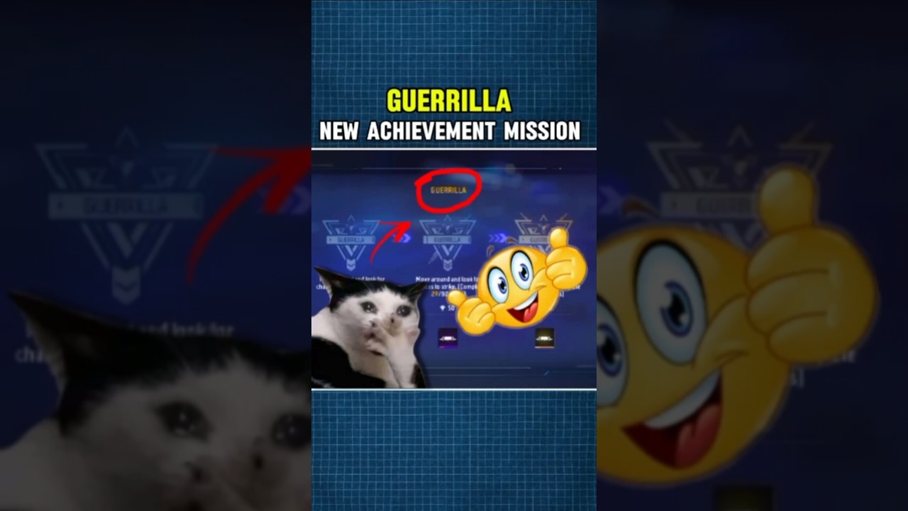 GUERRILLA ACHIEVEMENT MISSION 7 SECOND TRICK REVEALED 😮🔥|| 10000 % REAL ✅#achievements​